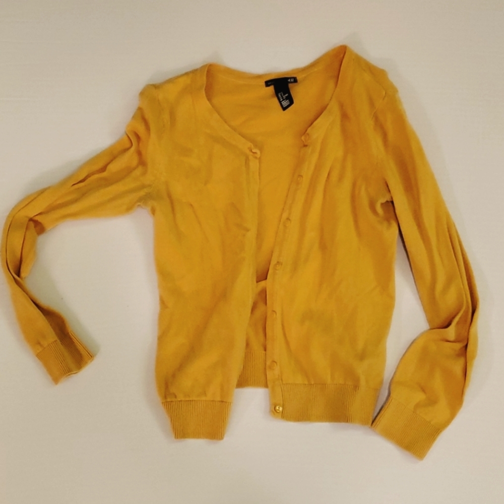 Mustard Yellow cardigan